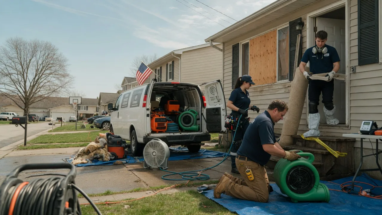 Water Damage Restoration in Bentley, KS near me
